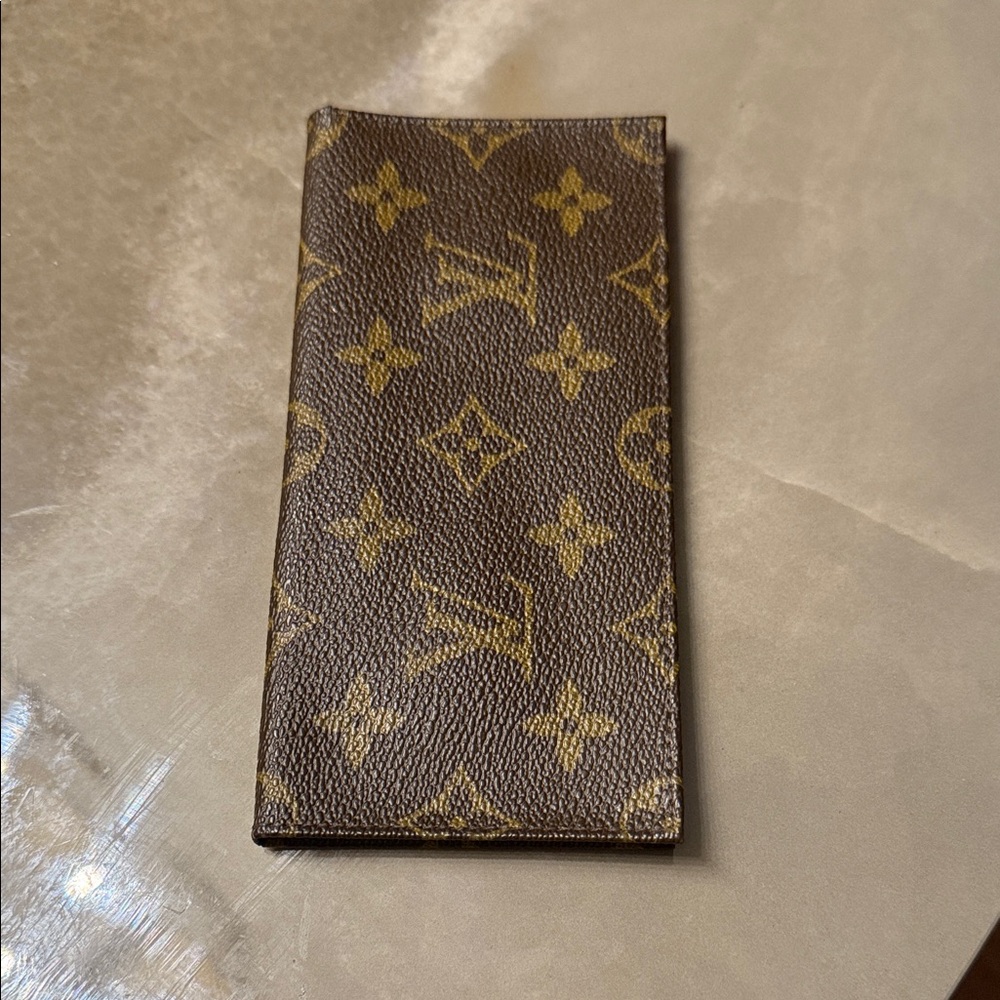 Vintage Louis Vuitton Monogram Brown Check book